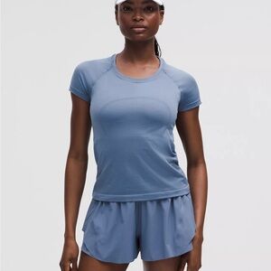 Women's Blue Athletic Top